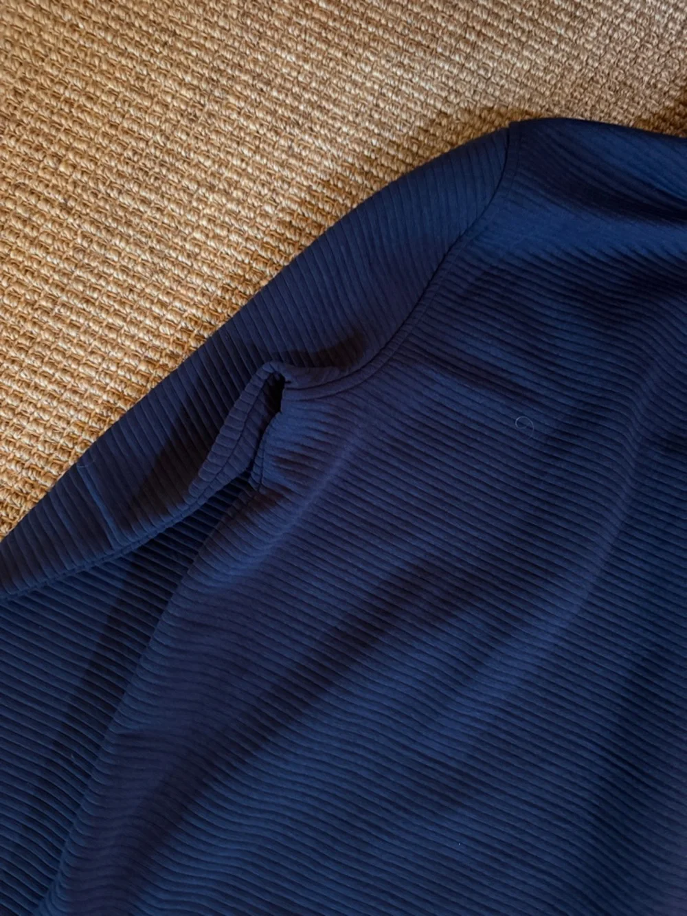 JCrew Navy Blue Pullover with Light Blue Trim XL